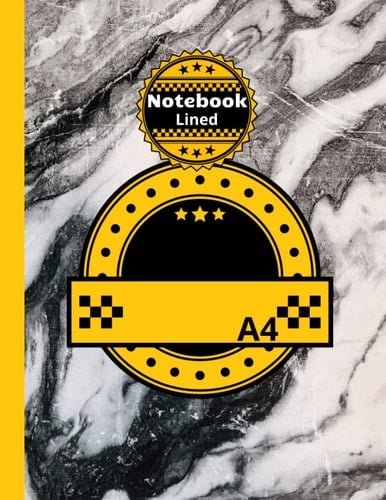 Notebook Lined 100 pages A4 to school, university, home.: Lined Notebook