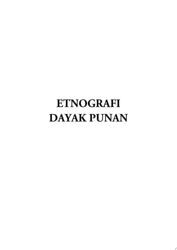 Etnografi Dayak Punan
