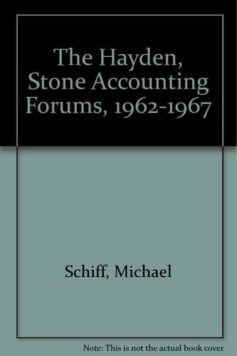 The Hayden, Stone Accounting Forums, 1962-1967