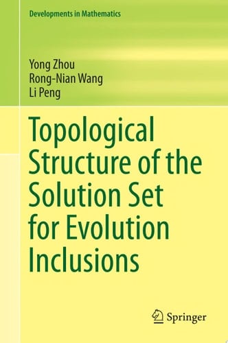 Topological Structure of the Solution Set for Evolution Inclusions