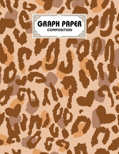 Graph Paper Composition Notebook: Camo Print Graph Paper Composition, Grid Paper Notebook, Quad Ruled, 100 Sheets, Size 8.5" x 11" by Eva Koch