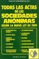 Todas las actas de las sociedades anónimas