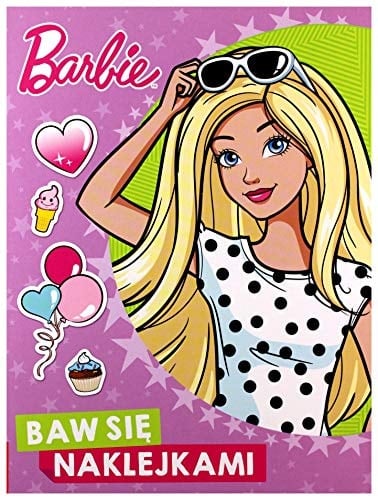 Barbie baw się naklejkami