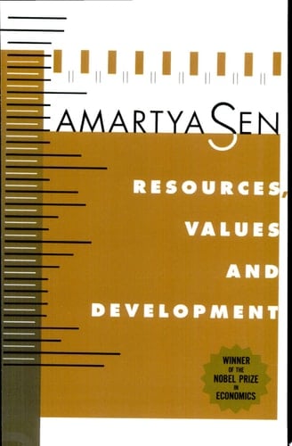 Resources, Values and Development