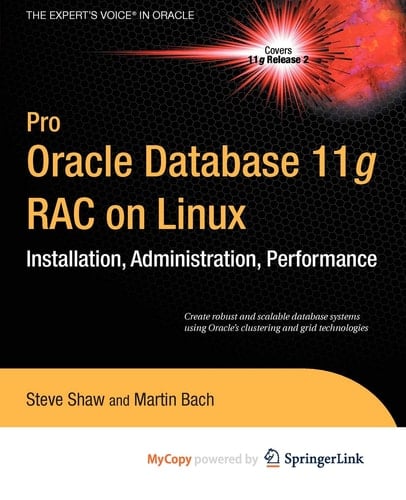 Pro Oracle Database 11g RAC on Linux