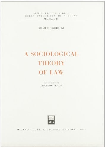 Sociological theory of law (A)