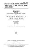 National Nuclear Security Administration Management of Its National Security Laboratories