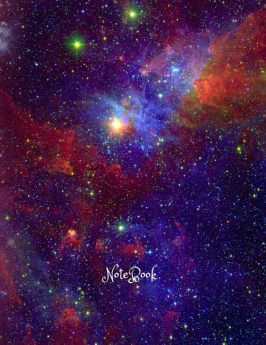 Galaxy Notebook: College Ruled notebook - Large ( 8.5 x 11 inches) | 120 pages | College Ruled composition notebook | Space Galaxy: Starry Galaxy Notebook