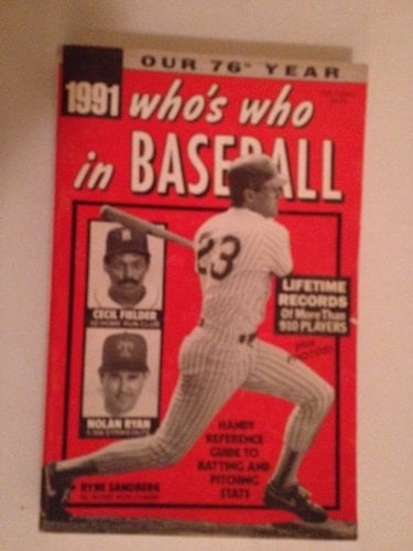Who's Who in Baseball: 1991