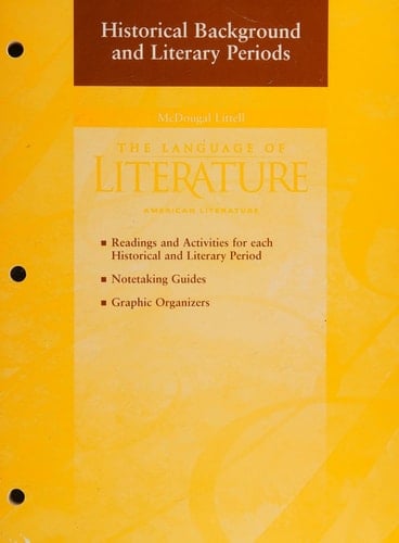 McDougal Littell Language of Literature Georgia American Lit Grade 11