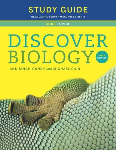 Study Guide For Discover Biology, Fifth Core Edition