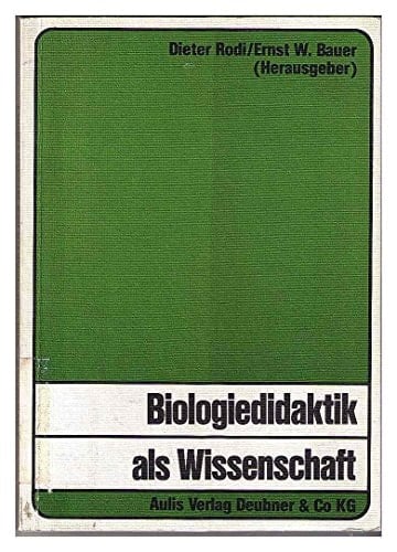 Biologiedidaktik als Wissenschaft Bericht über die Tagung der Sektion Fachdidaktik im Verband Deutscher Biologen in Bad Boll, 17. 9.-21. 9. 1979
