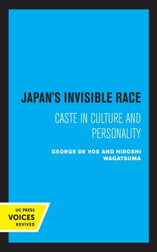 Japan's Invisible Race Caste in Culture and Personality