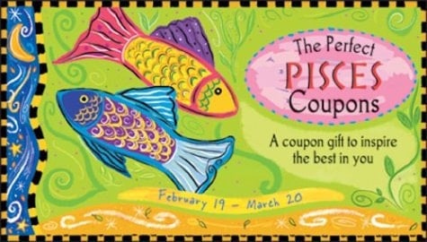 Perfect Pisces Coupons A Coupon Gift to Inspire the Best in You