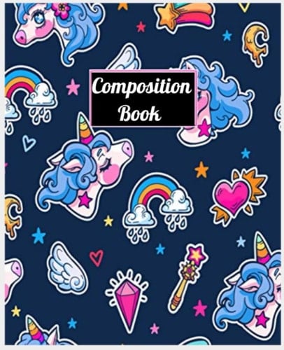 Composition Book: Ruled Primary NoteBook, SOFT Cover Kids Elementary School Supplies Student Teacher Daily Creative Writing Journal, 120 Pages Paperback