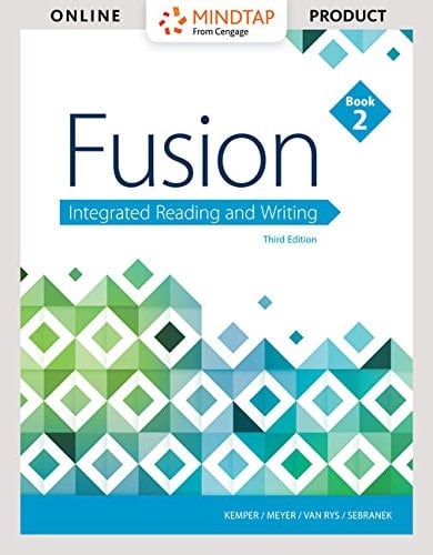 Fusion + Mindtap Developmental English With Cengage Learning Write Experience 2.0 Powered by Myaccess, 1 Term 6 Months Access Card Integrated Reading and Writing