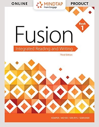 Fusion + Mindtap Developmental English With Cengage Learning Write Experience 2.0 Powered by Myaccess, 1-term, 6 Month Printed Access Card Integrated Reading and Writing