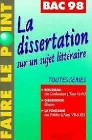 La dissertation sur un sujet littéraire toutes séries