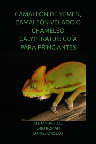 CAMALEÓN DE YEMEN, CAMALEÓN VELADO O CHAMELEO CALYPTRATUS: GUÍA PARA PRINCIANTES (Spanish Edition)