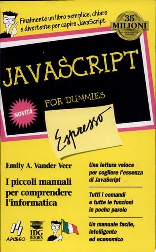Javascript Espresso For Dummies