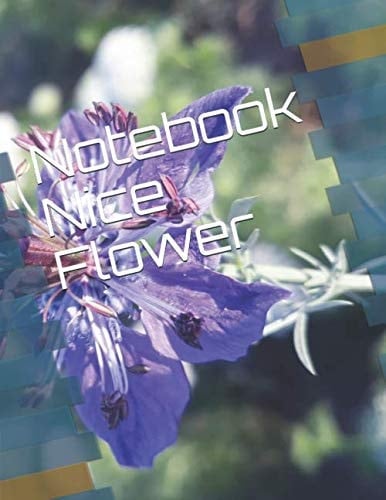 Notebook Nice Flower: notebook 8.5"/11" 120 pages