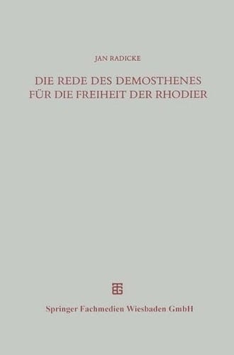 Die Rede des Demosthenes für die Freiheit der Rhodier