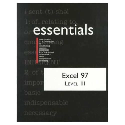Excel 97 Level III with 3.5 Disk