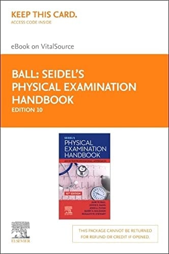 Seidel's Physical Examination Handbook - Elsevier EBook on VitalSource (Retail Access Card) An Interprofessional Approach