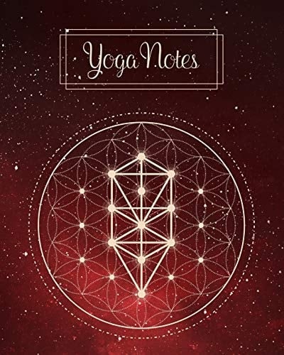 Yoga Teacher Training Composition Notebook/Journal College Ruled with Red Universe Cover