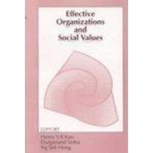 Effective Organizations and Social Values