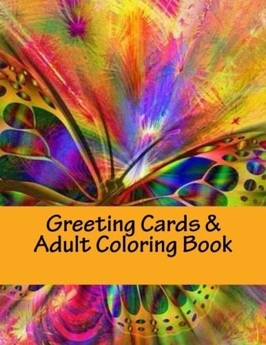 Greeting Cards and Adult Coloring Book