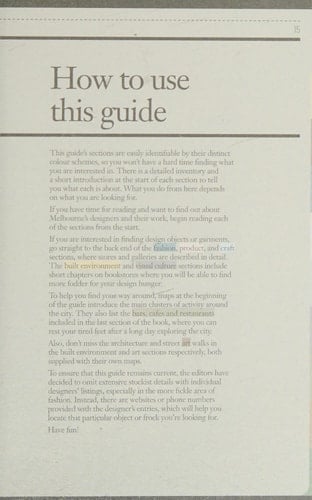 The Melbourne Design Guide