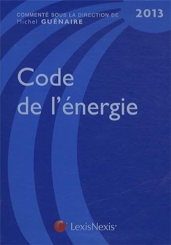 Code de l'énergie 2013