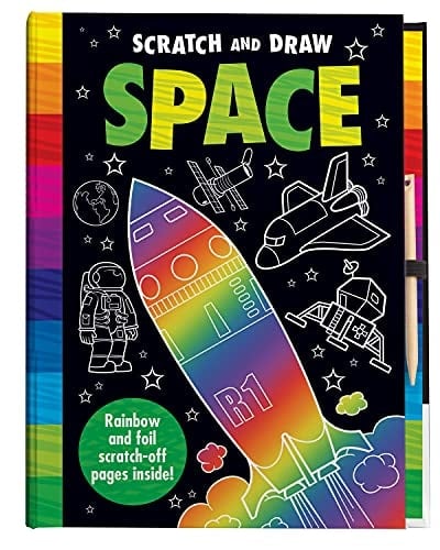 Space Rainbow and Foil Scratch-Off Pages Inside!