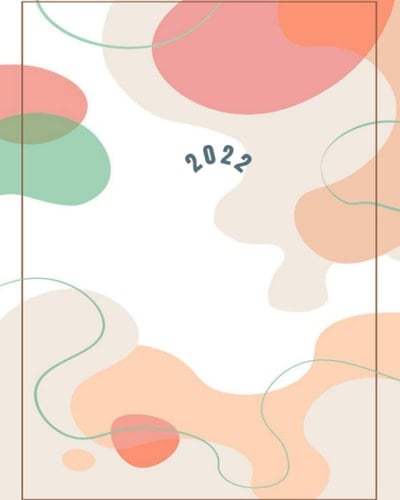 2022 Planner Journal: 8 x 10 - 50 page Journal/Planner with weekly plan, to-do list, and note sections on each page