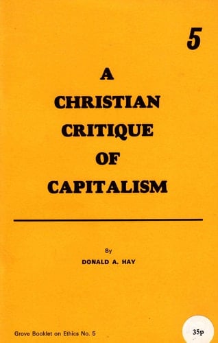 A Christian Critique of Capitalism