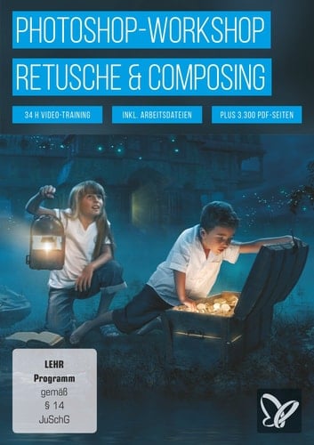 Photoshop-Workshop-DVD Retusche & Composing ; 34 Stunden Video-Training, 6 GB Daten plus über 3300 PDF-Seiten mit Uli Staiger, Tom Krieger & Pavel Kaplun