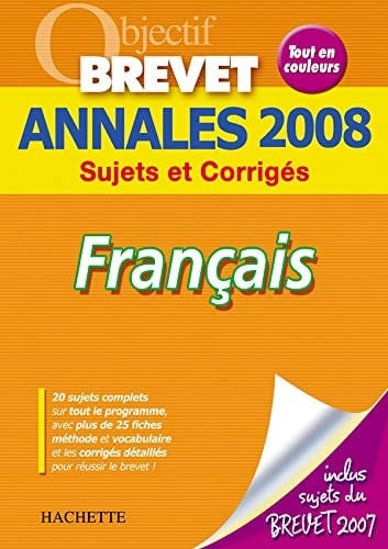 Français Brevet Annales 2008