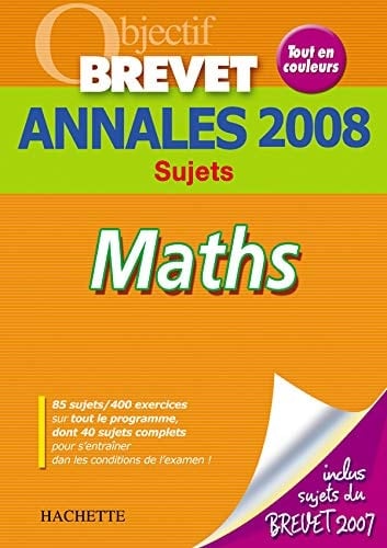 Maths Brevet Annales 2008