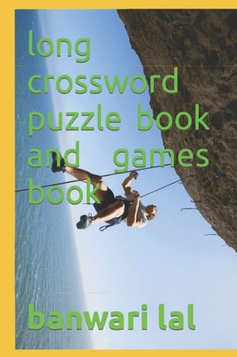 long crossword puzzle book and games book