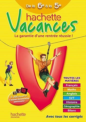 Hachette vacances de la 6e à la 5e