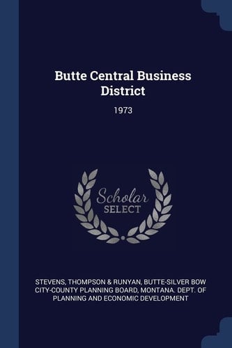 Butte Central Business District 1973