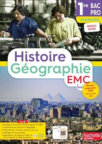 Histoire-Géographie-EMC 1re Bac Pro