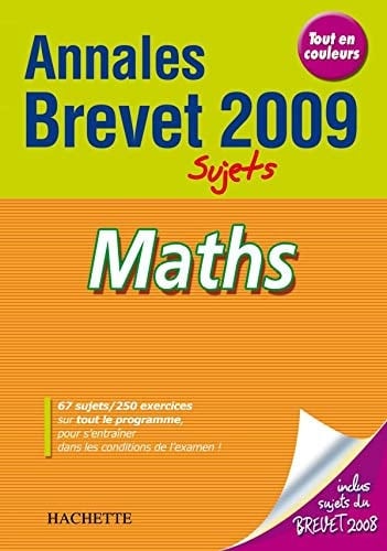 Maths Annales Brevet 2009