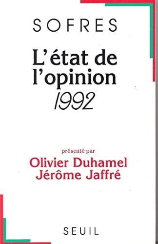 L'Etat de l'opinion 1992