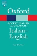 Pocket Oxford Italian dictionary Italian-English
