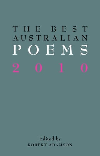 Best Australian Poems 2010