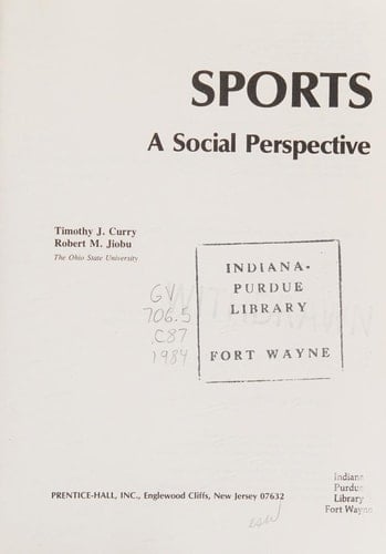 Sports: A Social Perspective