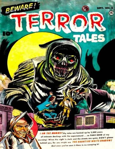 Beware! Terror Tales Vol. #03: September 1952 Classic Horror, Suspense and Haunted Stories Hosted by The Mummy