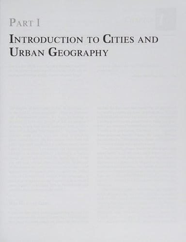 Urban Geography